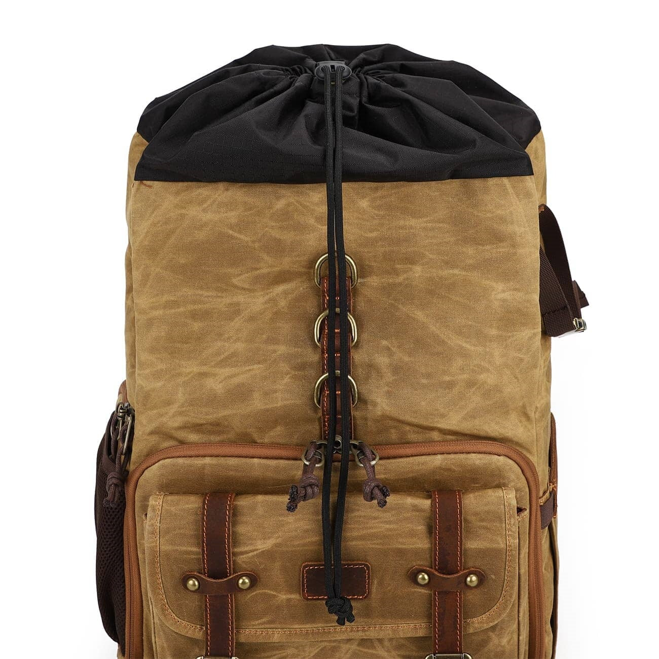 Canvas Leather Camera Daypack