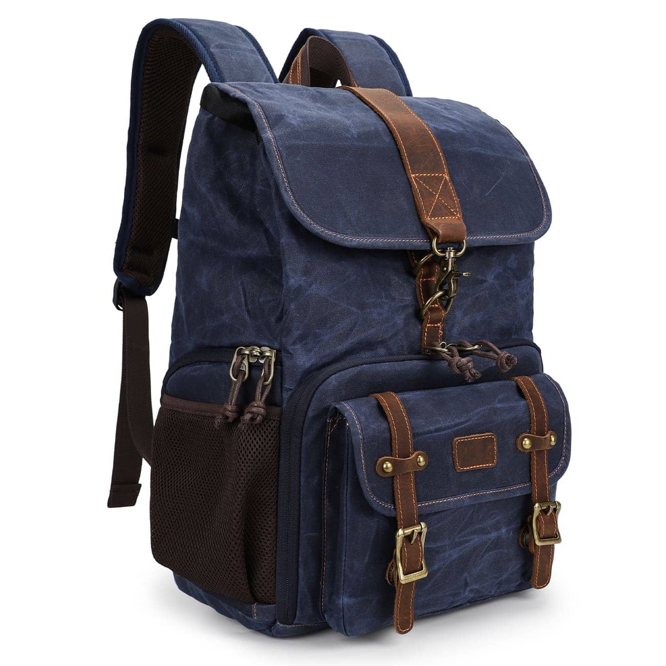 Canvas Leather Camera Daypack